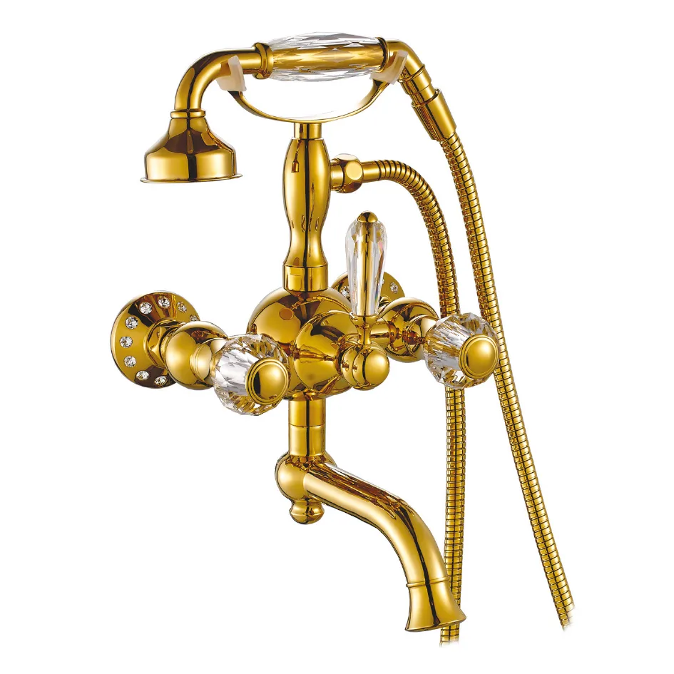 3504 Anatolia Gold Crystal Banyo Bataryası
