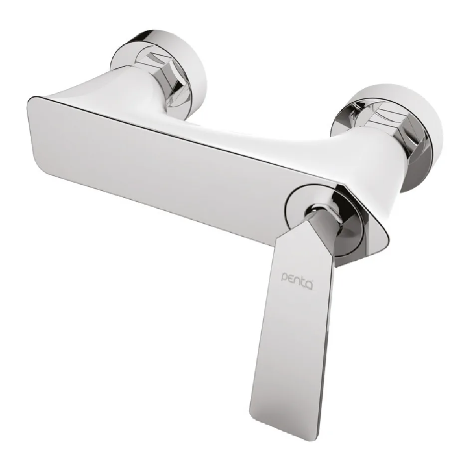 4652W Viola Whıte Chrome Duş Bataryası