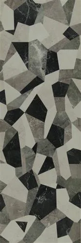PULPIS Gri Patchwork Dekofon 40x120