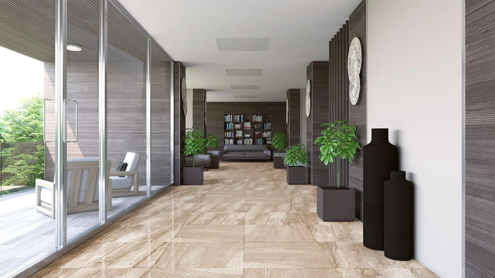 NAPOLI Kahve Dekofon 80x80 — 2