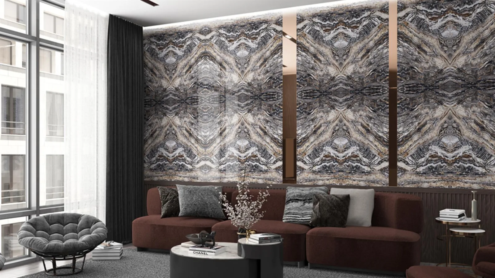 IRANDASH BOOKMATCH Dekor 60x120 — 2