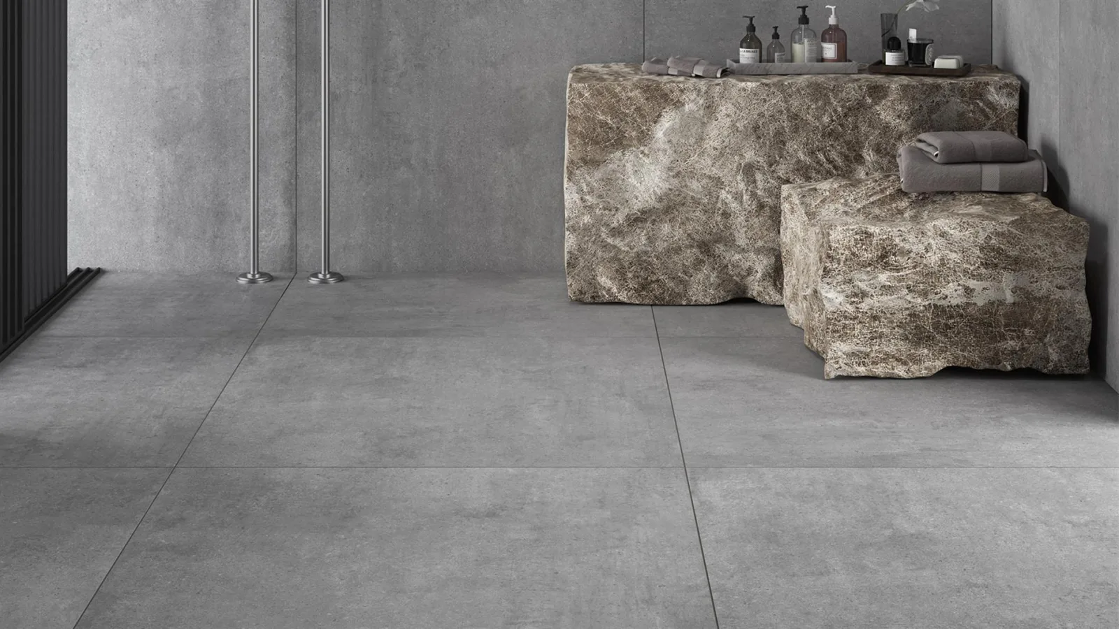 LIVINGSTONE SLIM TILES Açık Gri 60x60 — 2