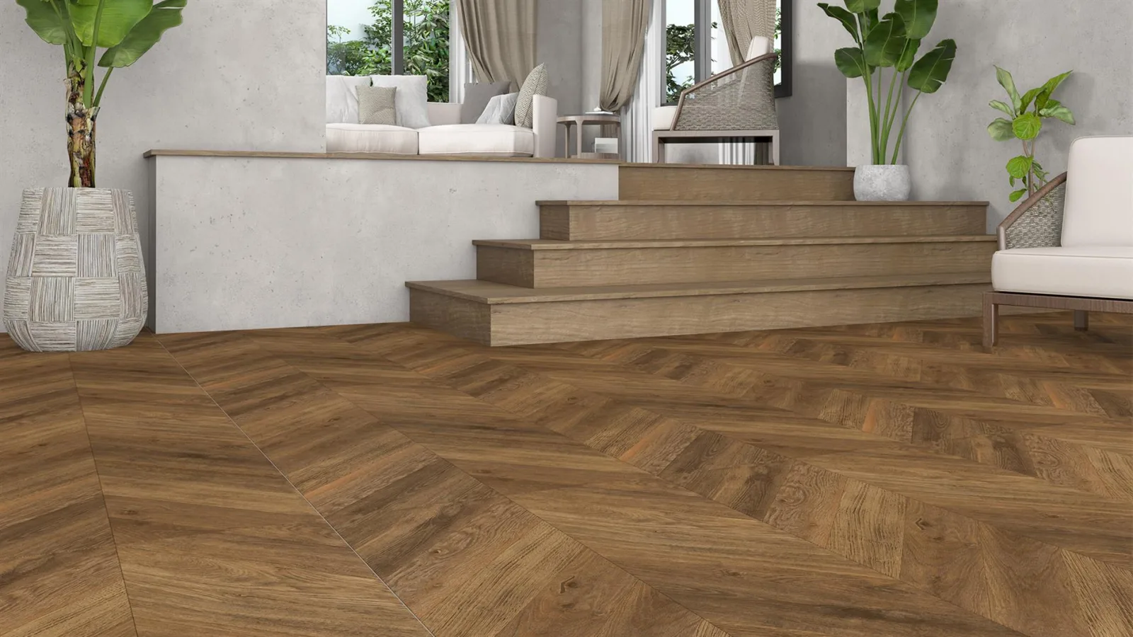 HERRINGBONE Çam 60x120 — 2