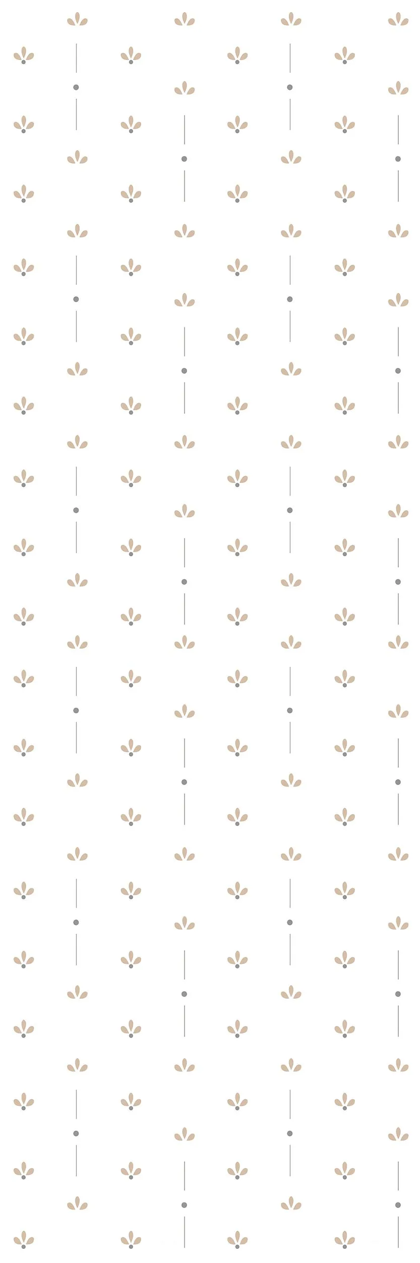 33x99 Palazzo Teeny Leaf Beyaz