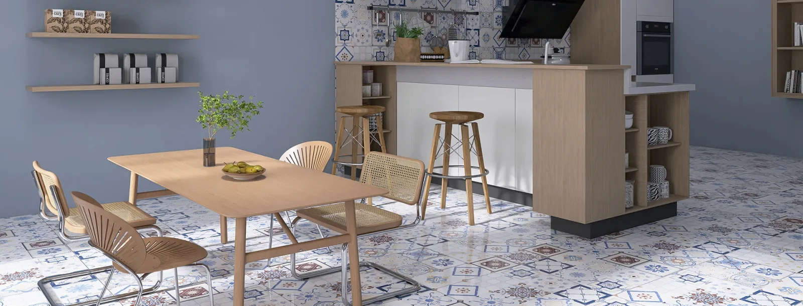 ALANIA 60x60 Blue — 3