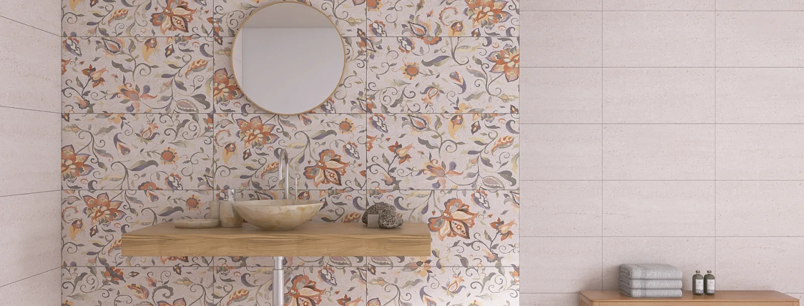 FLORAVERA 40x80 Beige — 3
