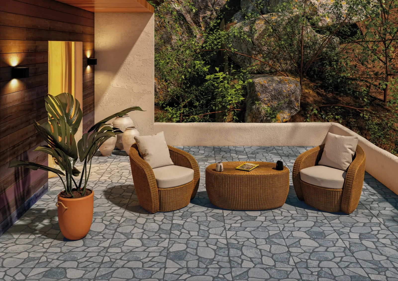 BODRUM 60x60 Grey — 2