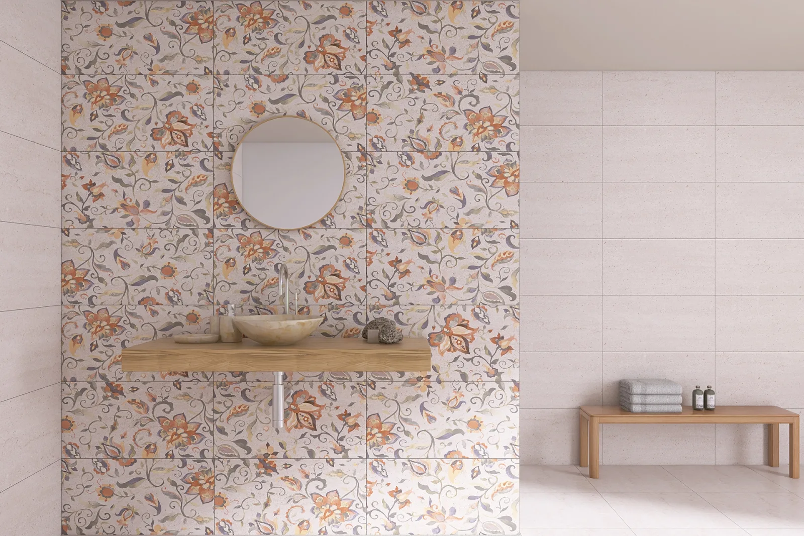 FLORAVERA 40x80 Beige Decor — 2