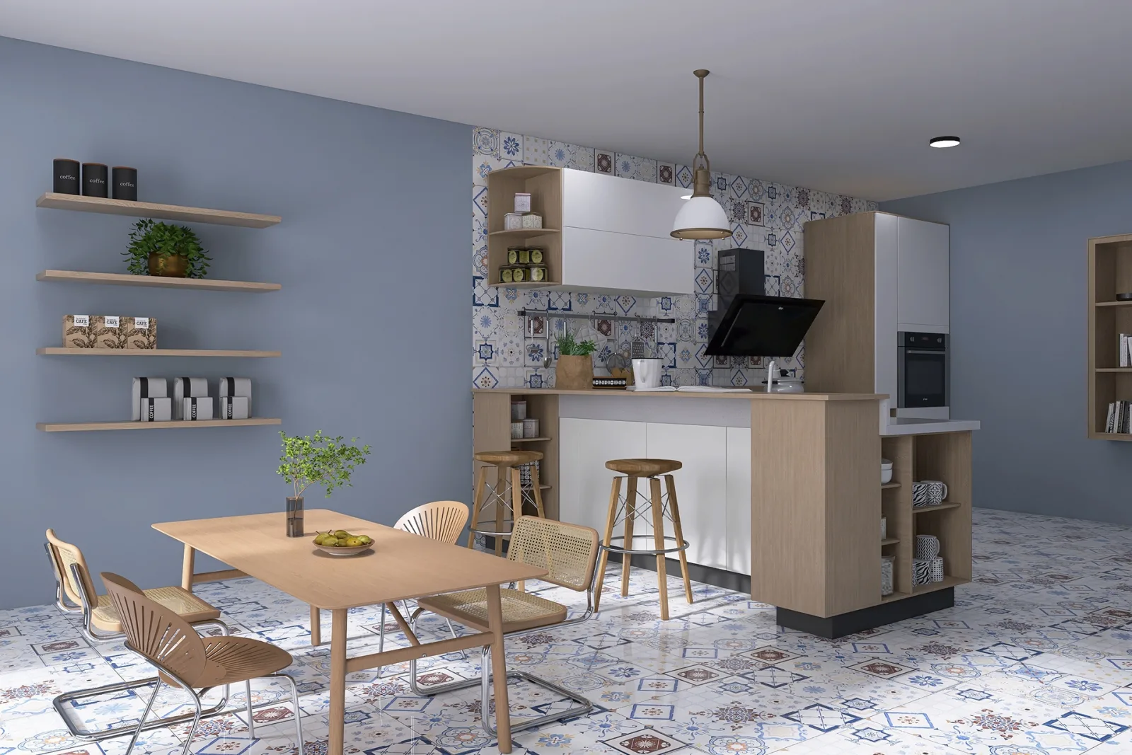 ALANIA 60x60 Blue — 2