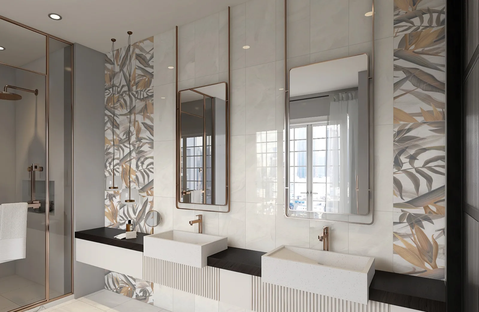 BRERA 30x60 White Decor — 2