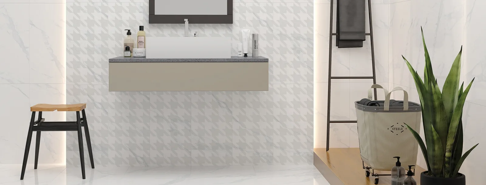 ICON 30x60 White Decor — 3