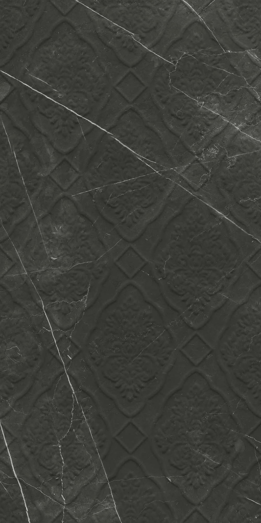 Sandra Parlak Siyah Damask Dekor — 5