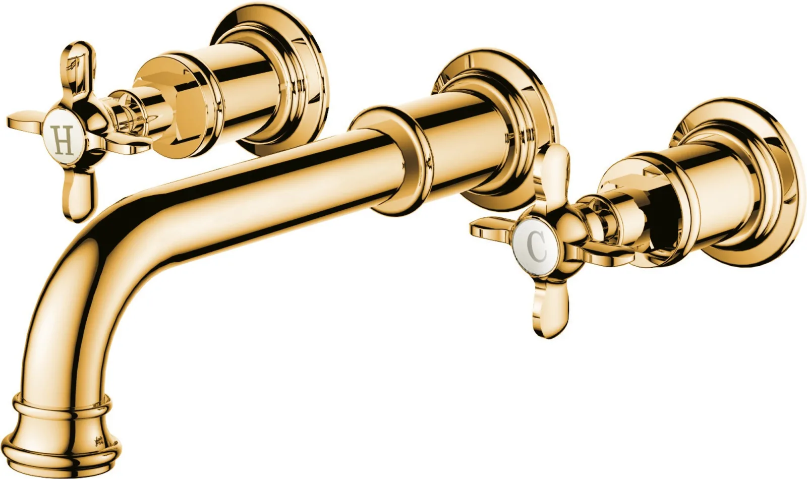 Victorian Ankastre Lavabo Bataryası Altın — 2