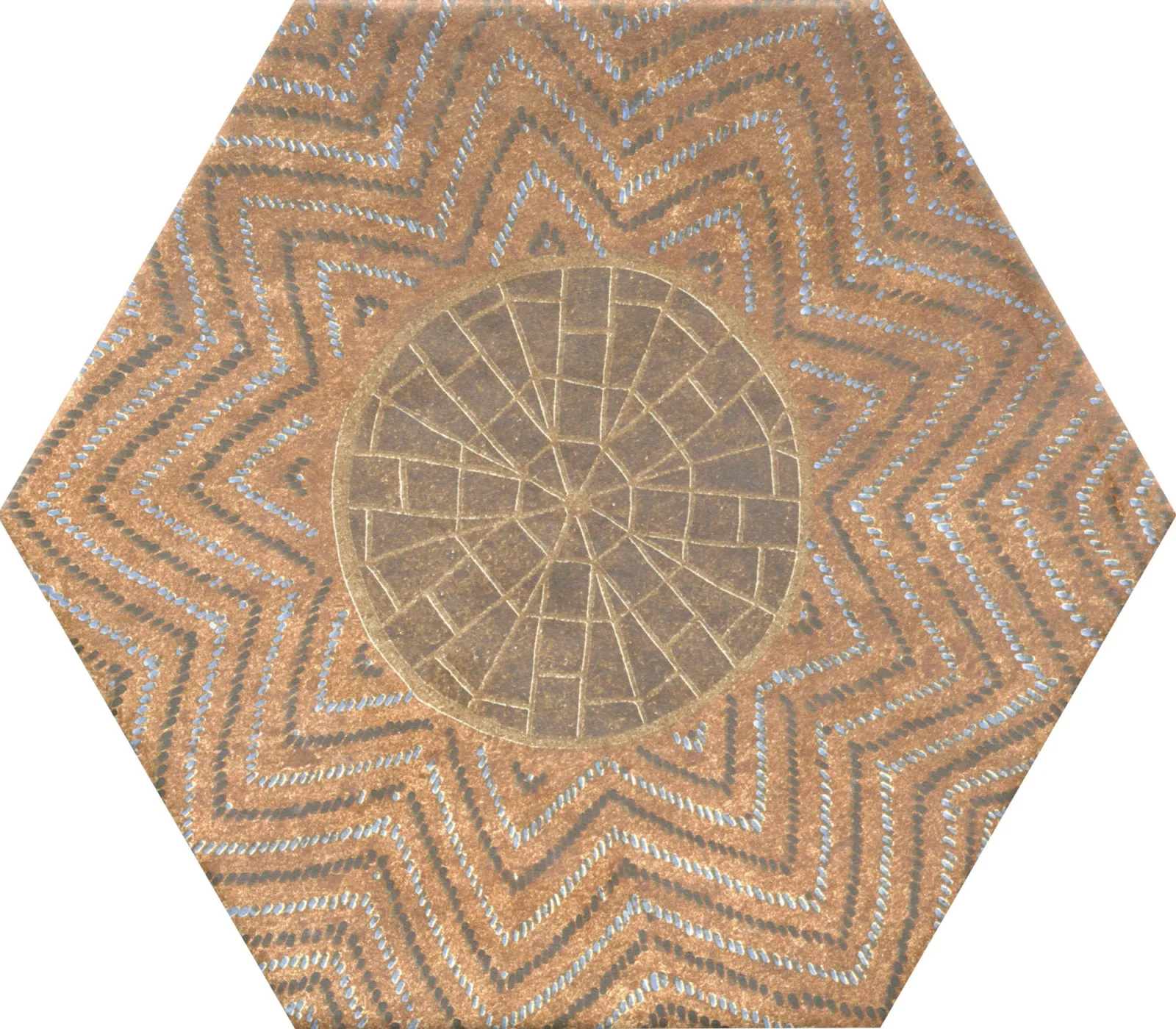 Hexagon Mat Heritage Dekor — 2