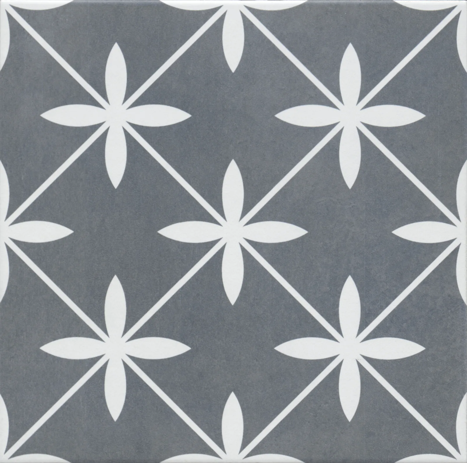 Ornament Mat Koyu Gri Multi Sırlı Granit — 4