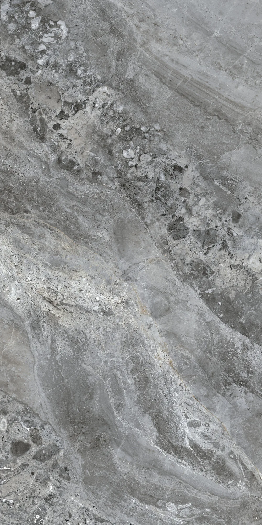 Nairobi Marble Parlak Gri Porselen Karo 60x120 — 2