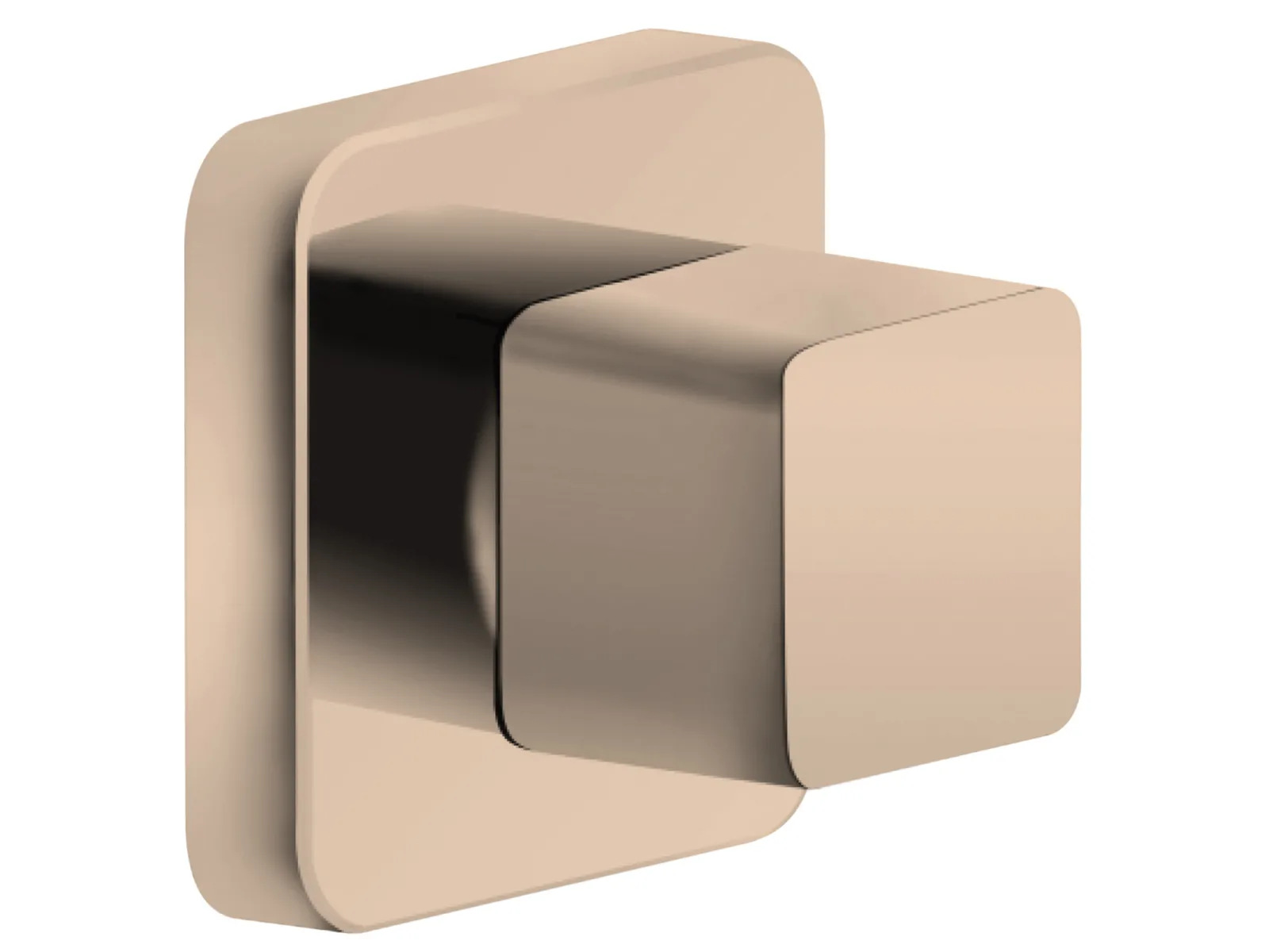 K100 Ankastre Stop Valf 90° Rose Gold — 2