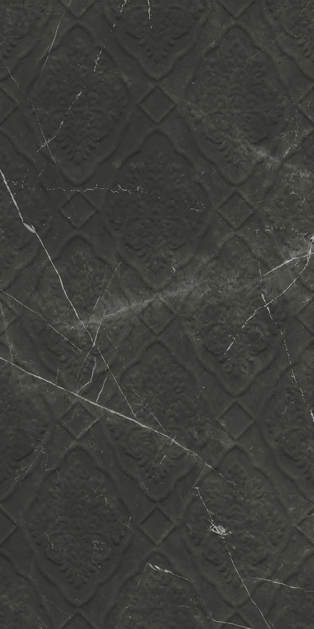 Sandra Parlak Siyah Damask Dekor — 2