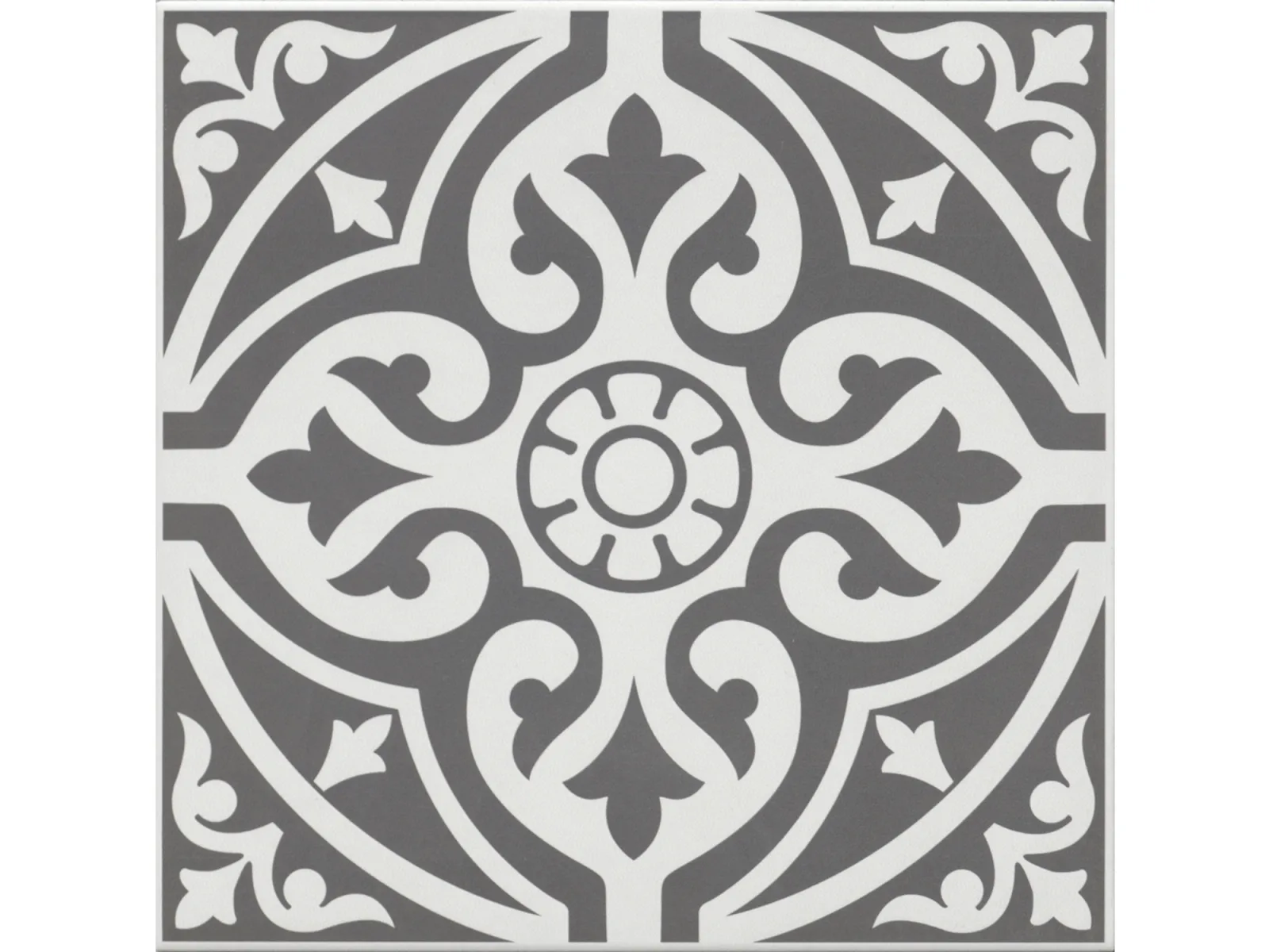 Ornament Mat Siyah Klasik Sırlı Granit — 3