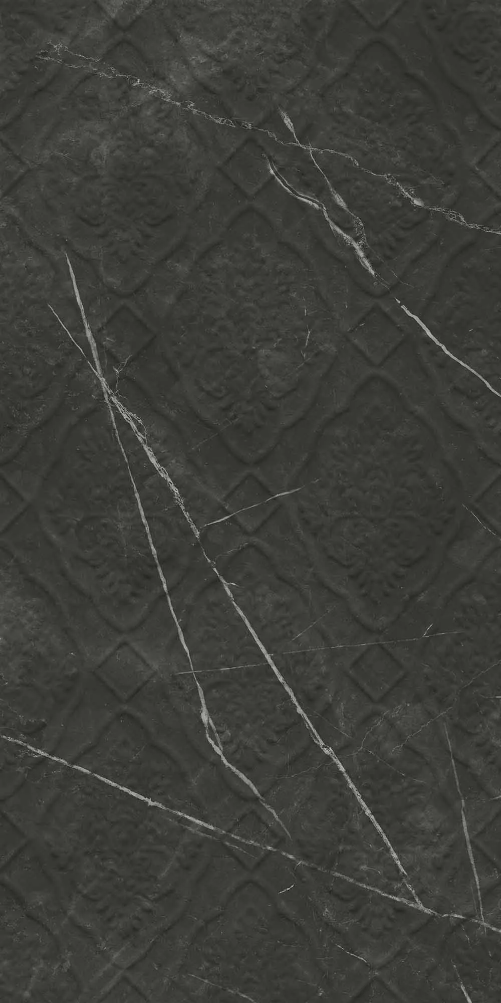 Sandra Parlak Siyah Damask Dekor — 4