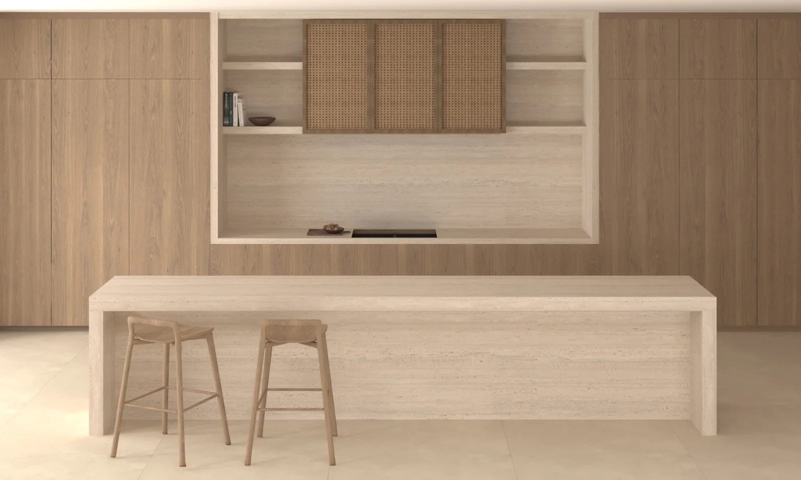 163x323 TRAVERTINE FİLDİŞİ MAT 12 MM — 4