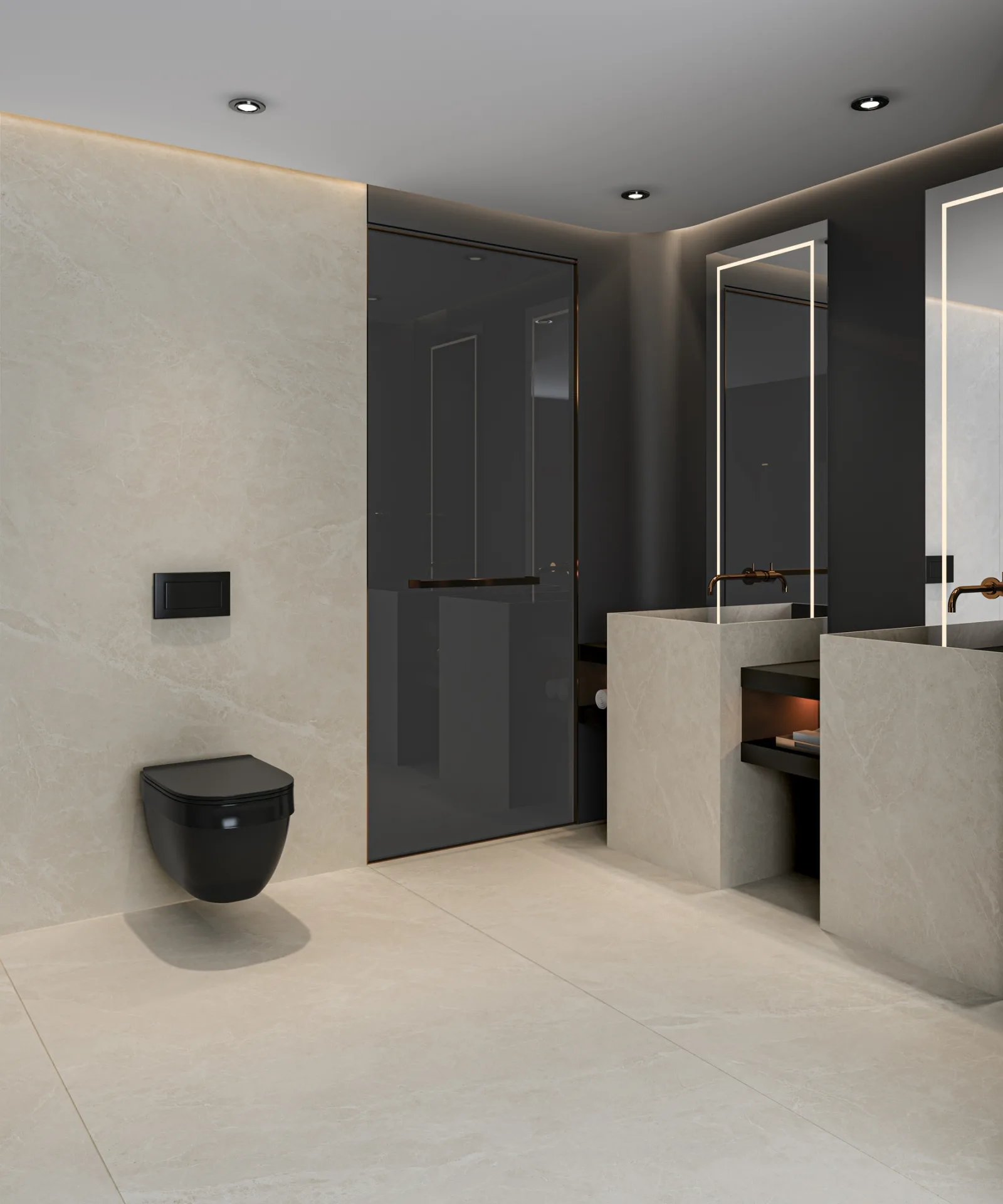 120x240 SWAN BONE REKTİFİYE PARLAK NANO