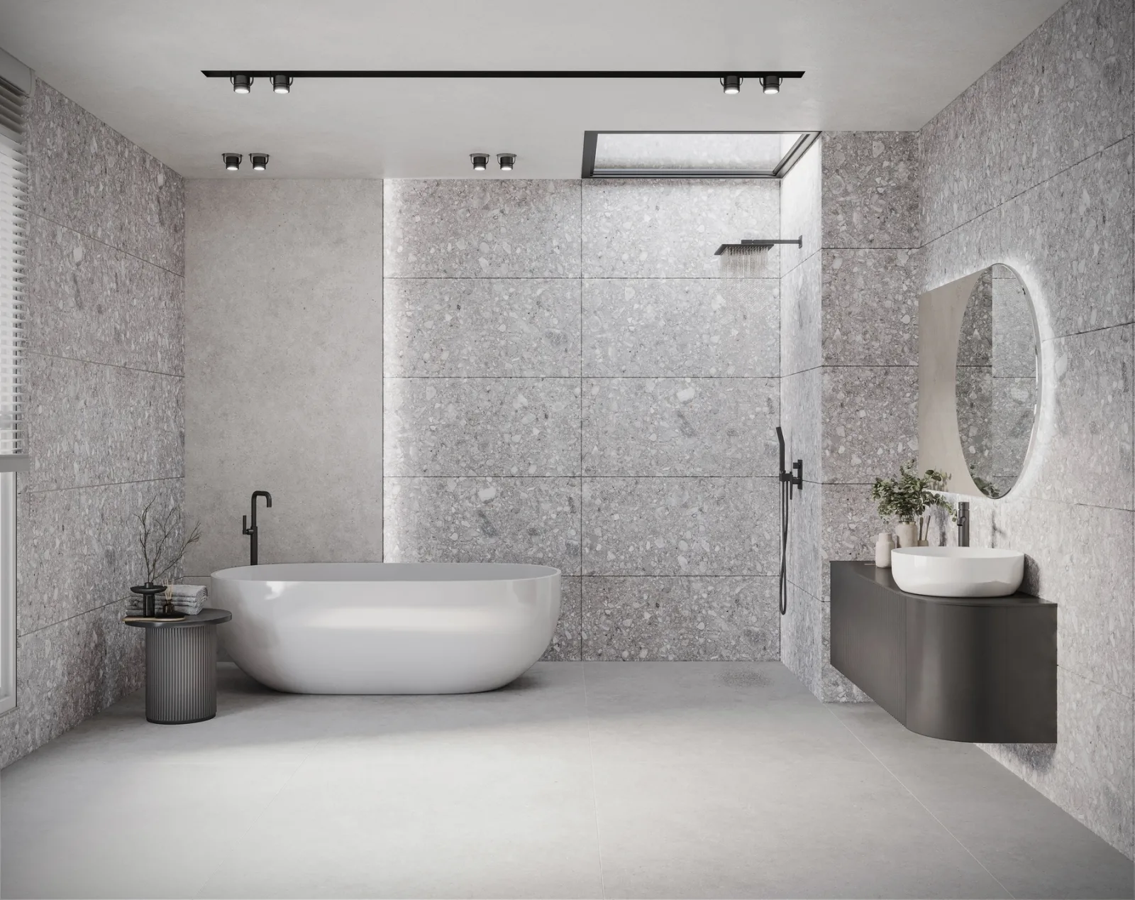 60x120 TERRA STONE GRİ REKTİFİYE LAPPATO — 2