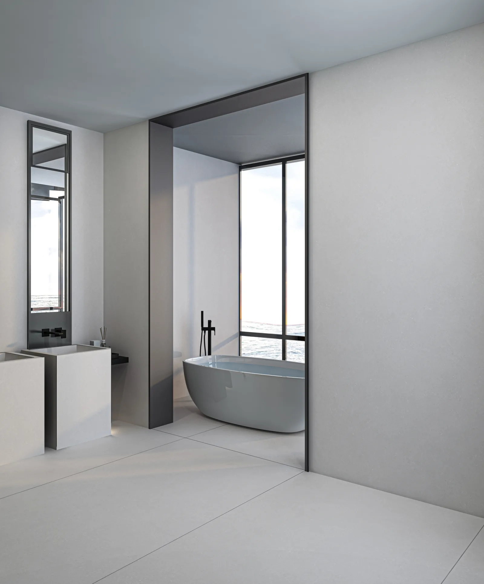 120x280 PADOVA BEYAZ MAT 6 MM REKTİFİYE