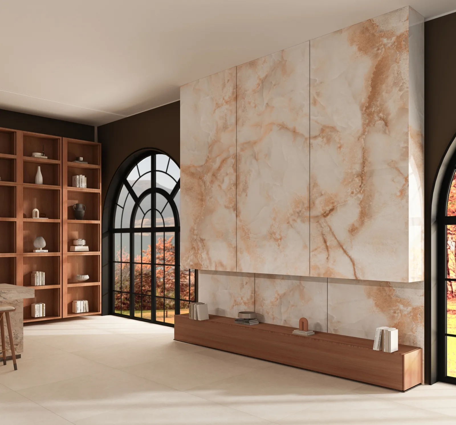 120x280 DESERT ROSE PARLAK 6 MM REKTİFİYE
