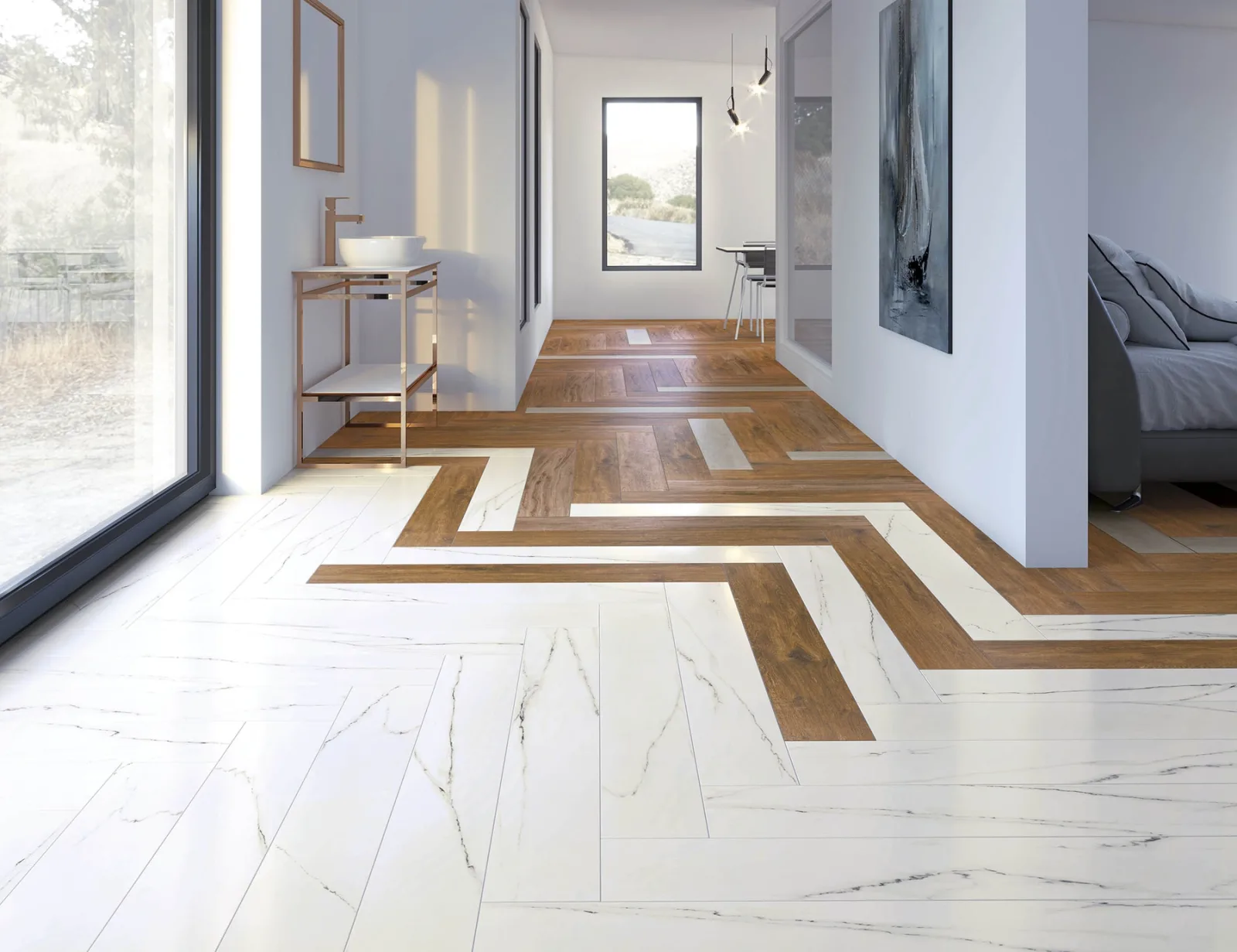 20x120 ROVERE MAT GRİ REKTİFİYE — 2