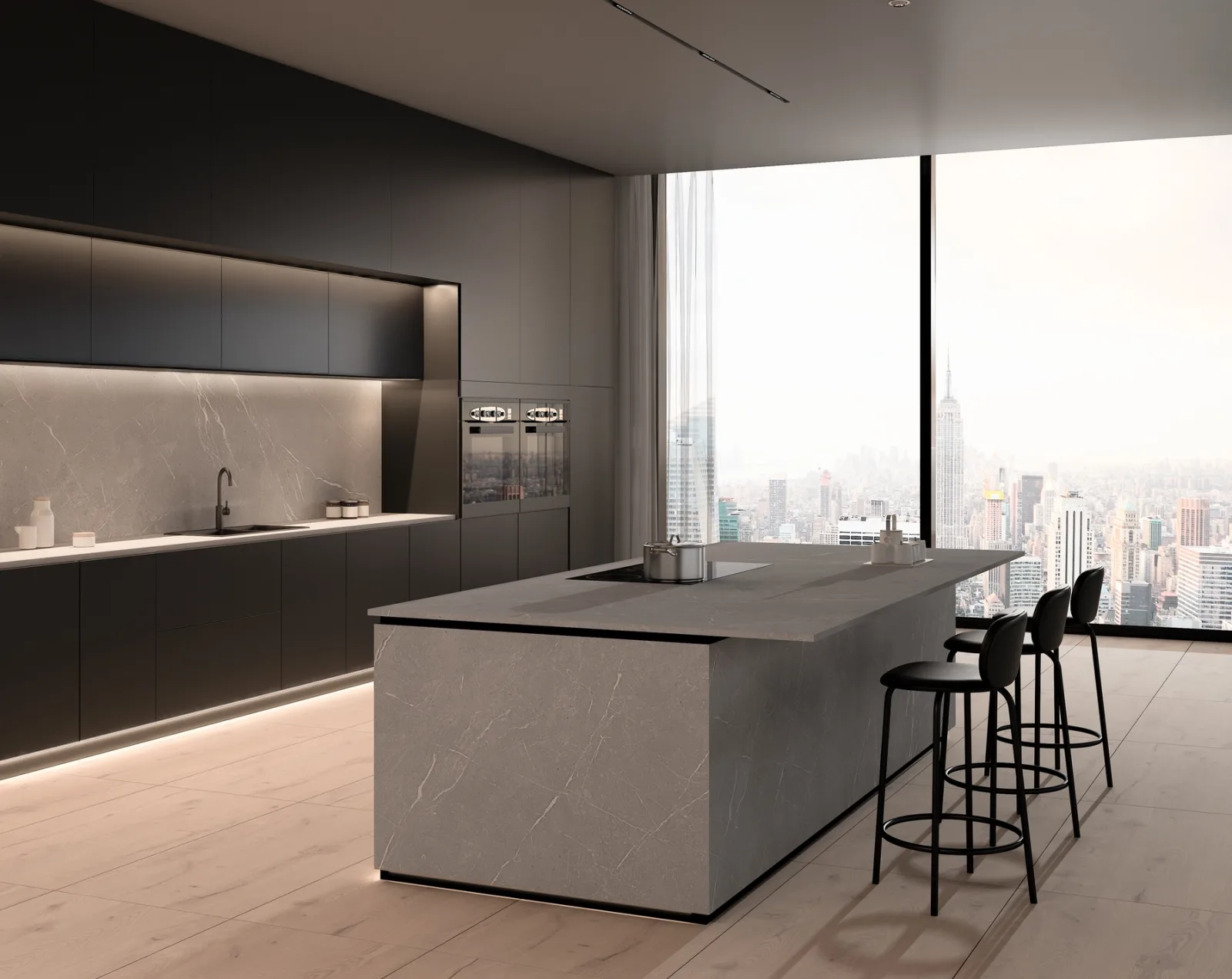 163x323 ARUNA GRİ MAT 12 MM