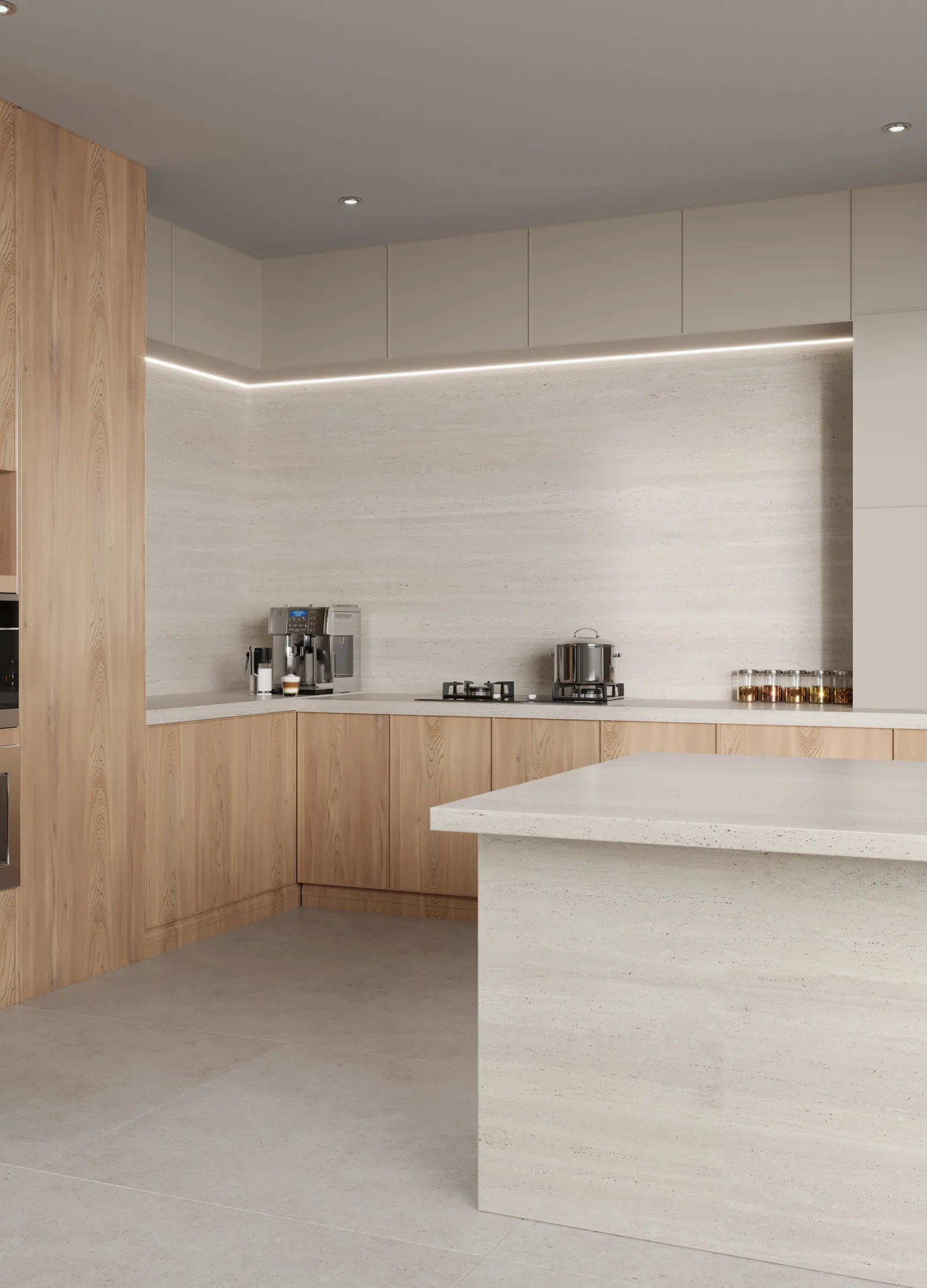163x323 TRAVERTINE FİLDİŞİ MAT 12 MM — 3