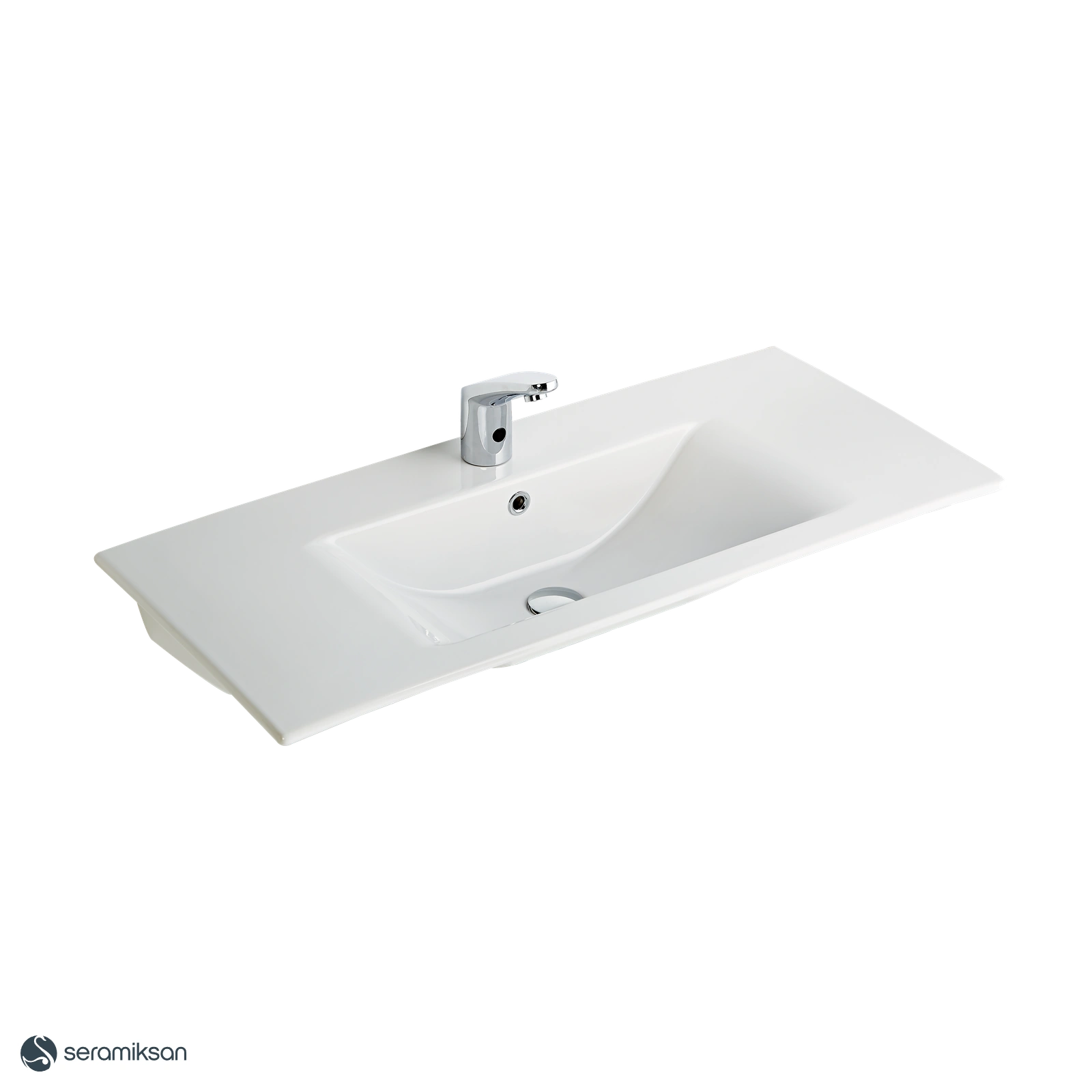 LUNA FLAT LAVABO 100 CM MOBİLYA GEÇMELİ