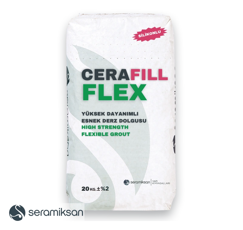 CERAFILL FLEX SILIKONLU GRI DERZ DOLGU 20.KG.