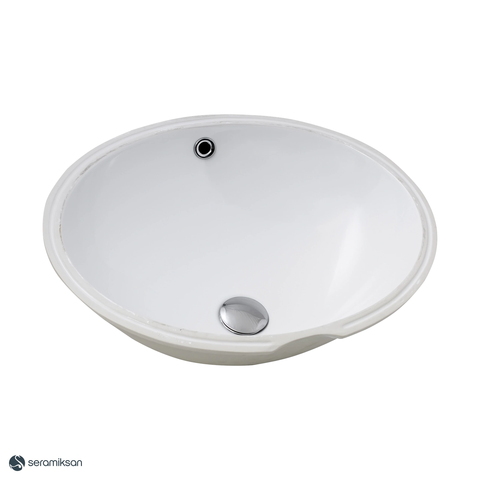 TEK PARÇA TEZGAH ALTI LAVABO 46CM