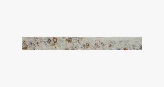 0100X0900 CAURI PERTERRE-GRİ FLOWER BORDÜR MAT