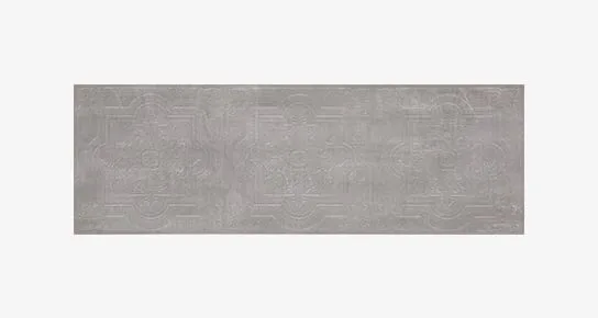 30x90 MILET-KOYU GRI HERITAGE DEKOR MAT