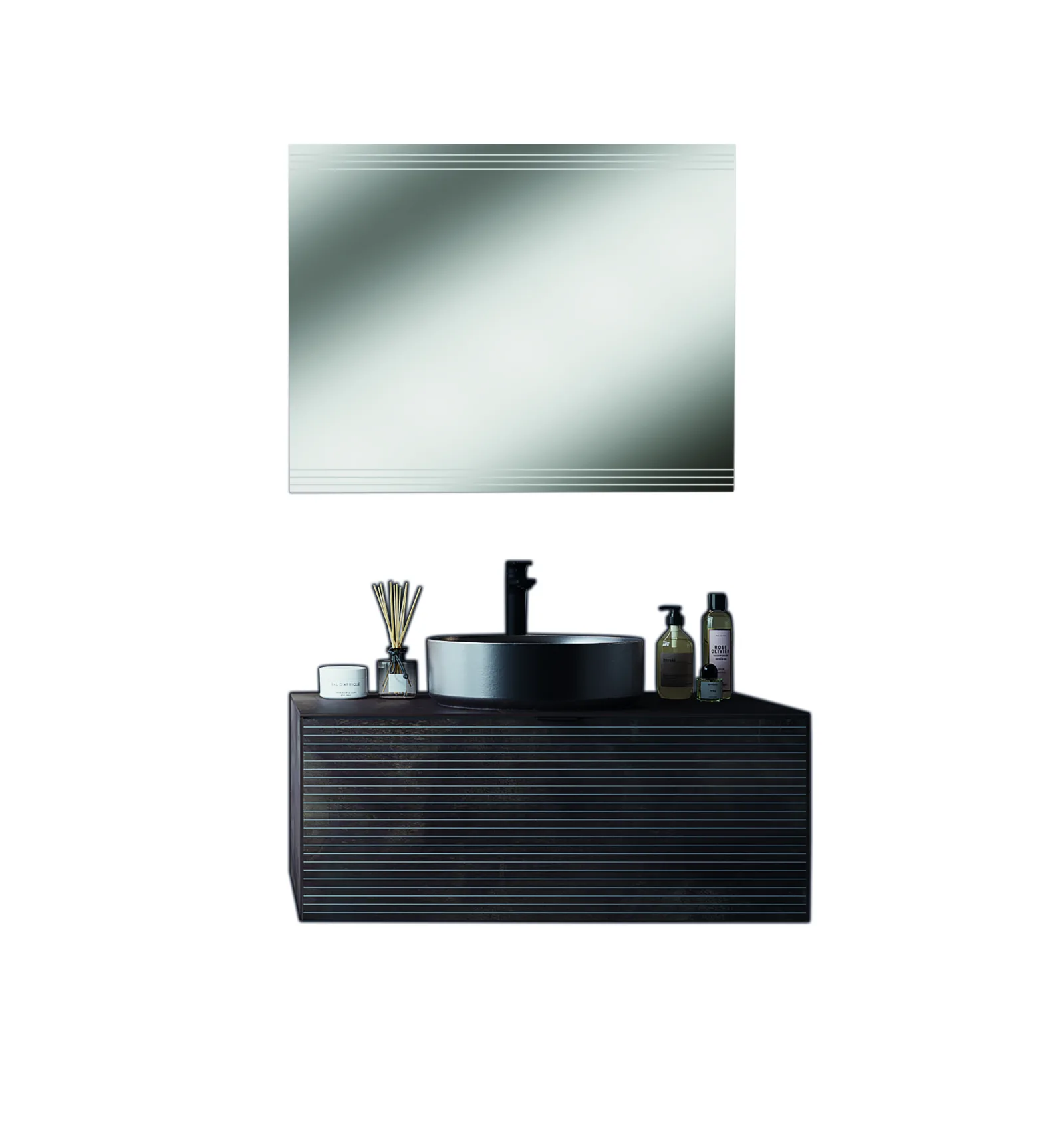 JUPITER  BANYO DOLABI SET 90 CM ST BETON — 2