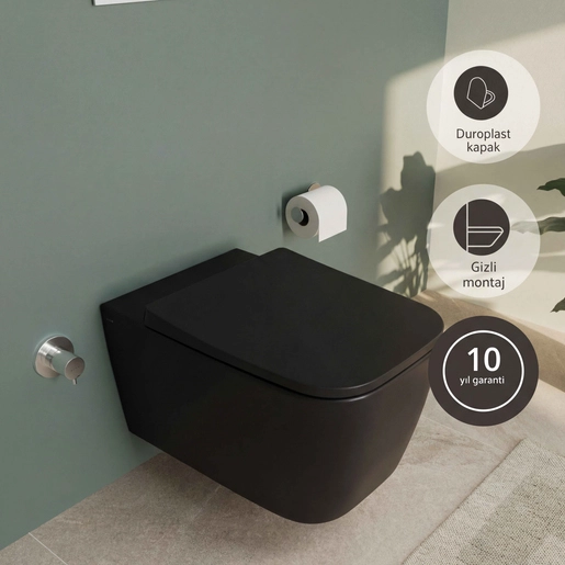 Metropole Square QuantumFlush Asma klozet — 4