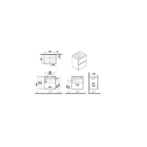Mia Plus Square Lavabo Dolabı — 2