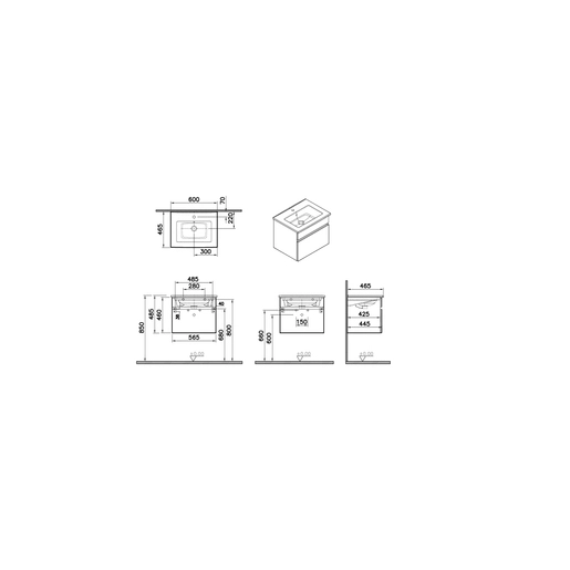 Mia Plus Square Lavabo Dolabı — 2
