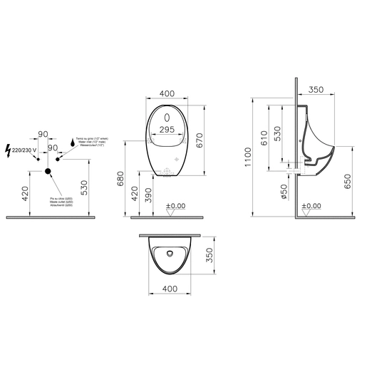 Arkitekt Pisuvar — 2