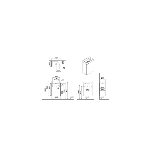 Mia Plus Square Lavabo Dolabı — 2