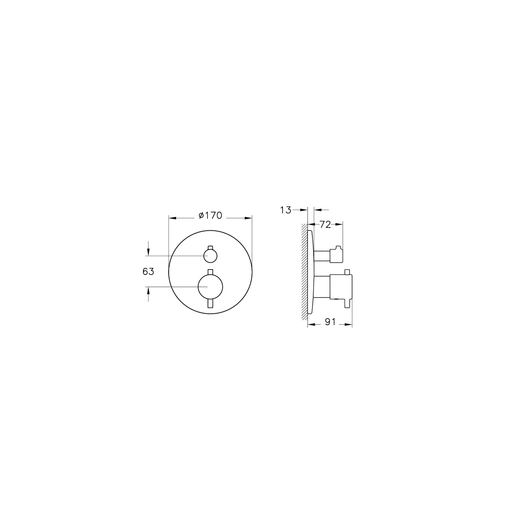 AquaHeat Ankastre Duş Bataryası — 2