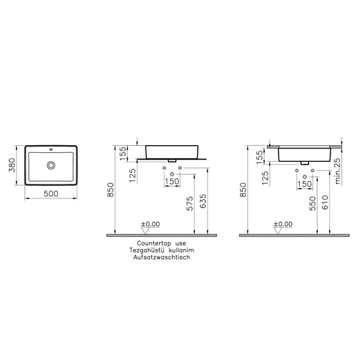 Nuo Tezgahaltı Lavabo — 3
