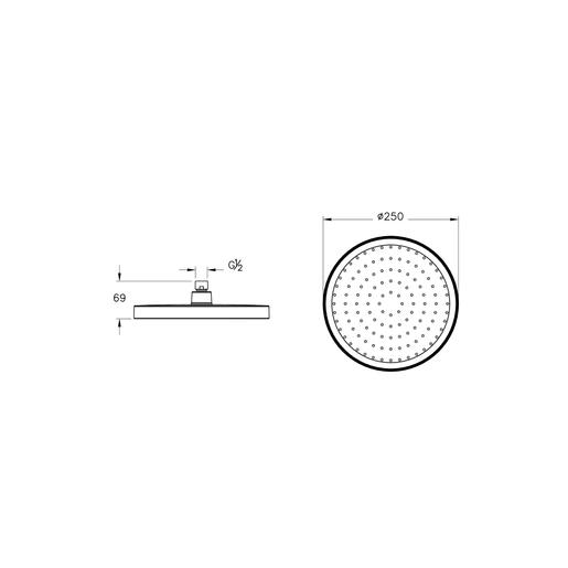 Core Round Duş Başlığı — 2