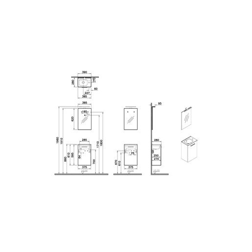 Mia Banyo Dolabı Seti — 5