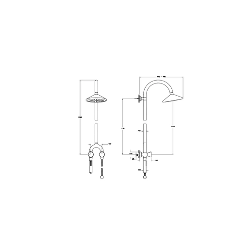 Liquid Tom Dixon Termostatik Duş Sistemi — 4