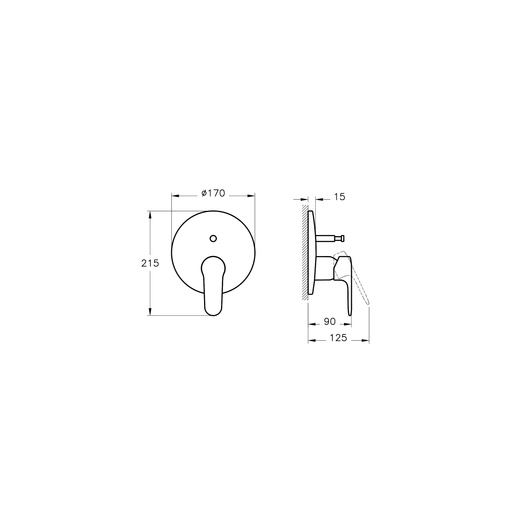 Root Round Ankastre Banyo Seti — 5