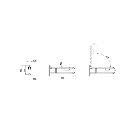 Arkitekta Katlanabilir Tutunma Barı — 3